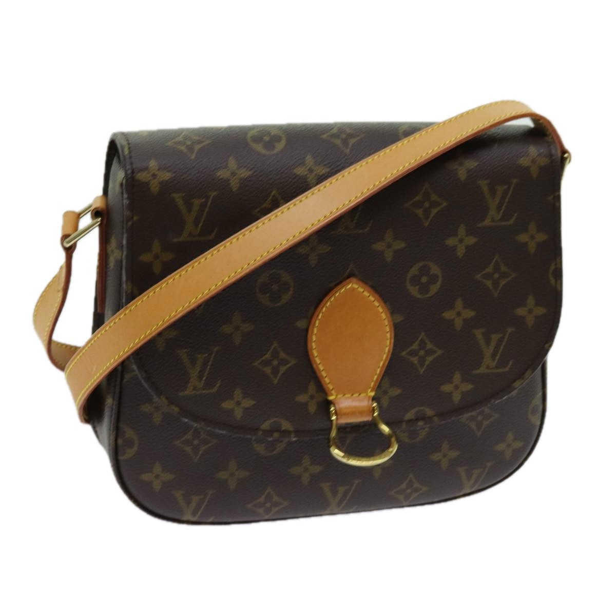 LOUIS VUITTON Monogram Saint Cloud GM Shoulder Bag M51242 LV Auth yk11559