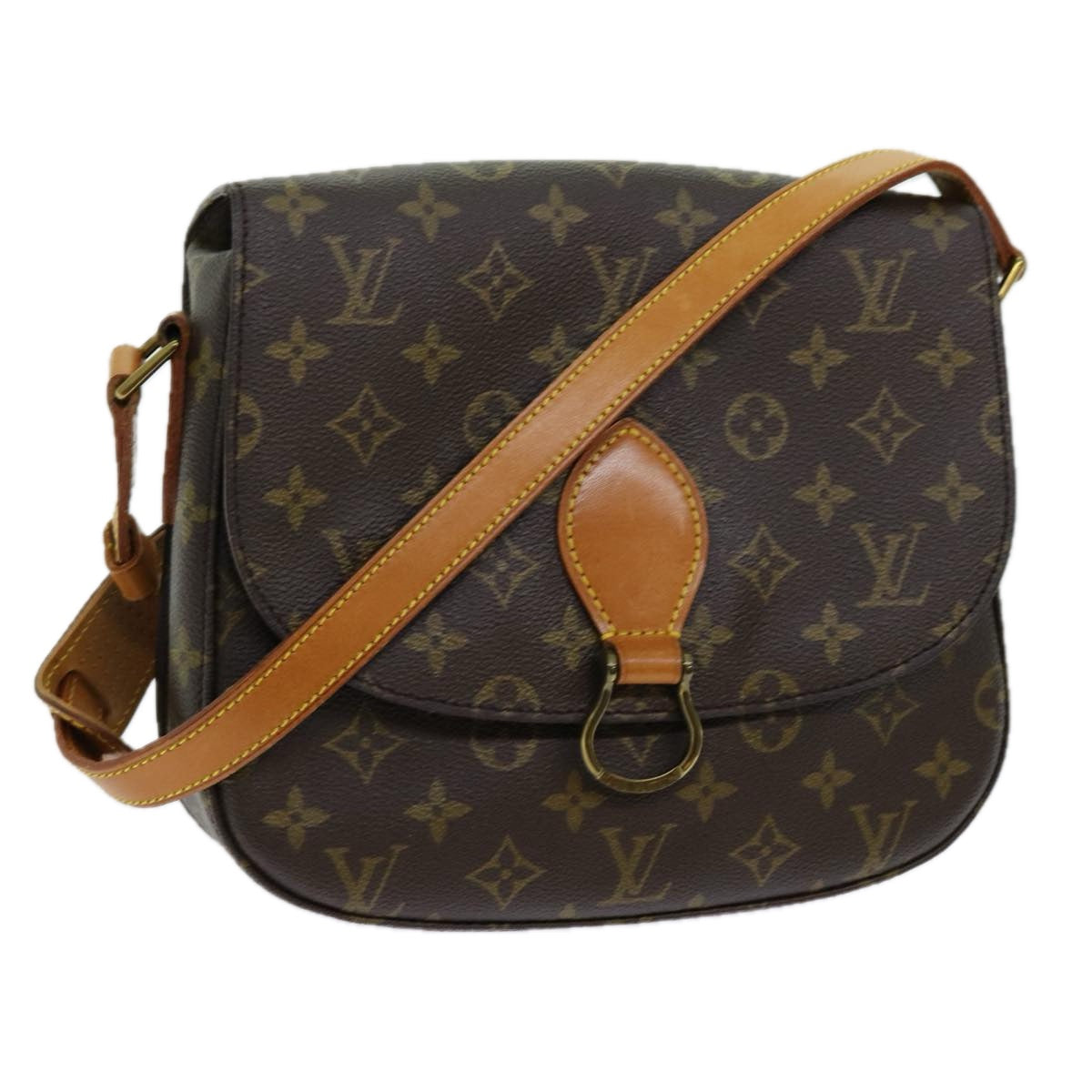 LOUIS VUITTON Monogram Saint Cloud GM Shoulder Bag M51242 LV Auth yk11560