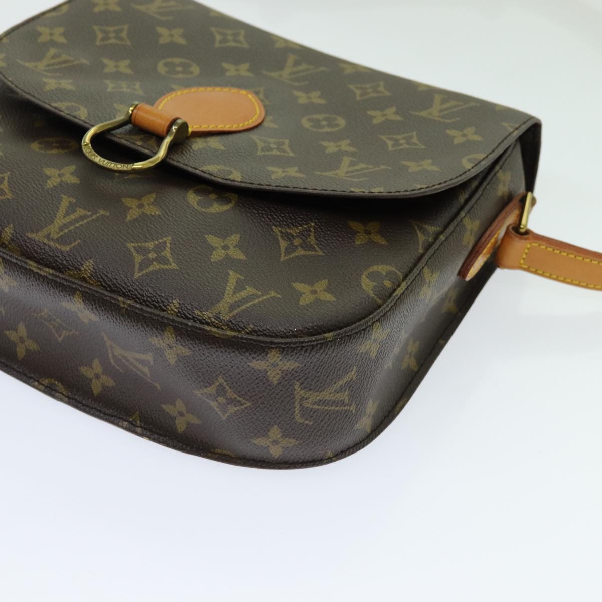 LOUIS VUITTON Monogram Saint Cloud GM Shoulder Bag M51242 LV Auth yk11560