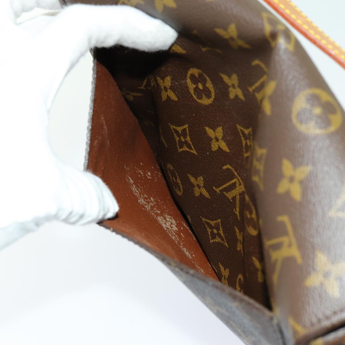 LOUIS VUITTON Monogram Saint Cloud GM Shoulder Bag M51242 LV Auth yk11560