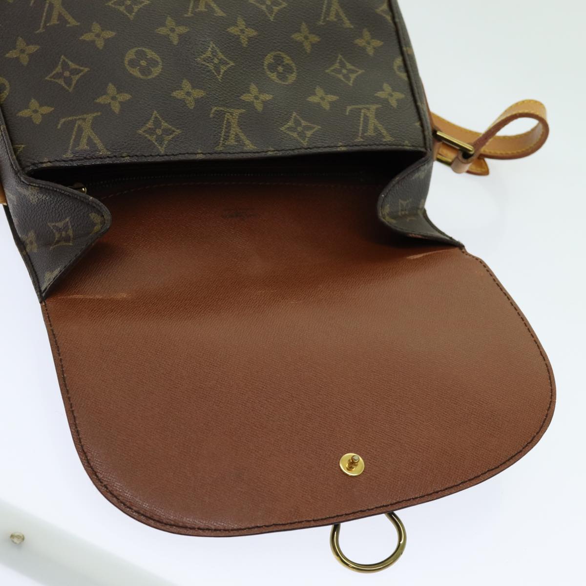 LOUIS VUITTON Monogram Saint Cloud GM Shoulder Bag M51242 LV Auth yk11560