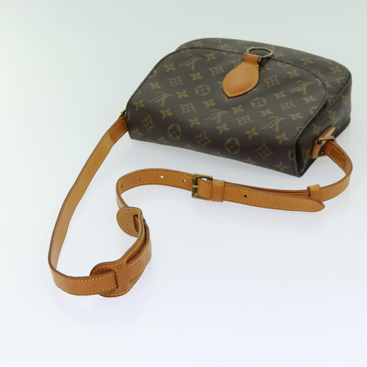 LOUIS VUITTON Monogram Saint Cloud GM Shoulder Bag M51242 LV Auth yk11560