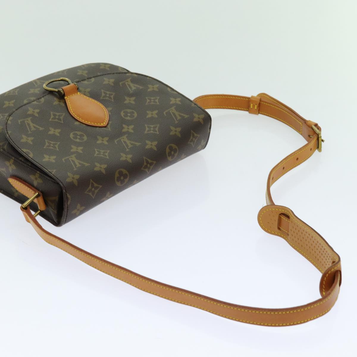 LOUIS VUITTON Monogram Saint Cloud GM Shoulder Bag M51242 LV Auth yk11560