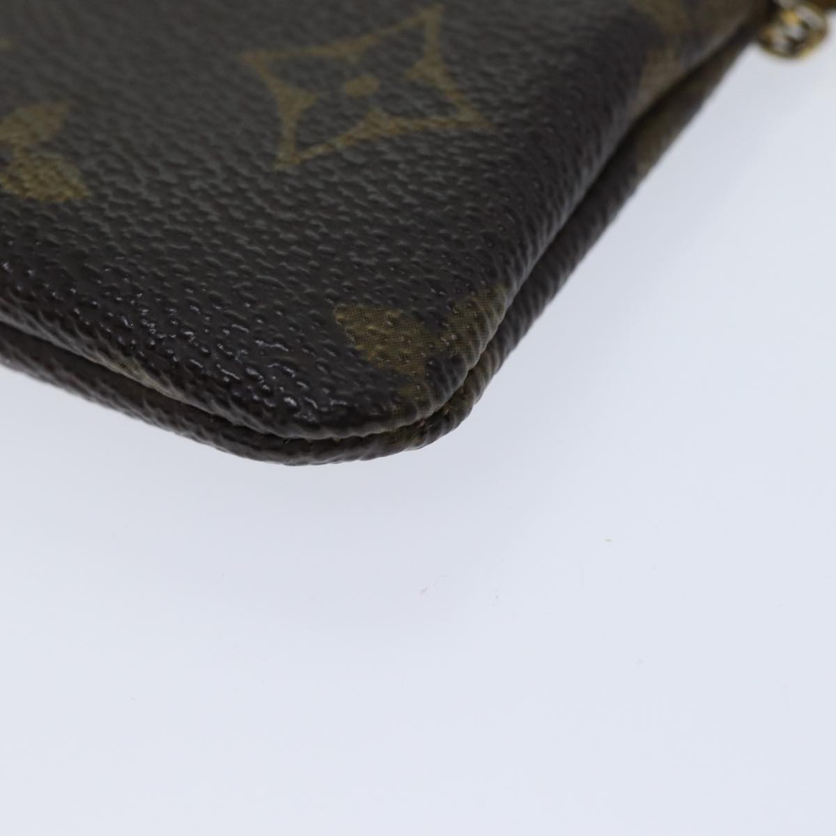 LOUIS VUITTON Monogram Pochette Cles Coin Purse M62650 LV Auth yk11566