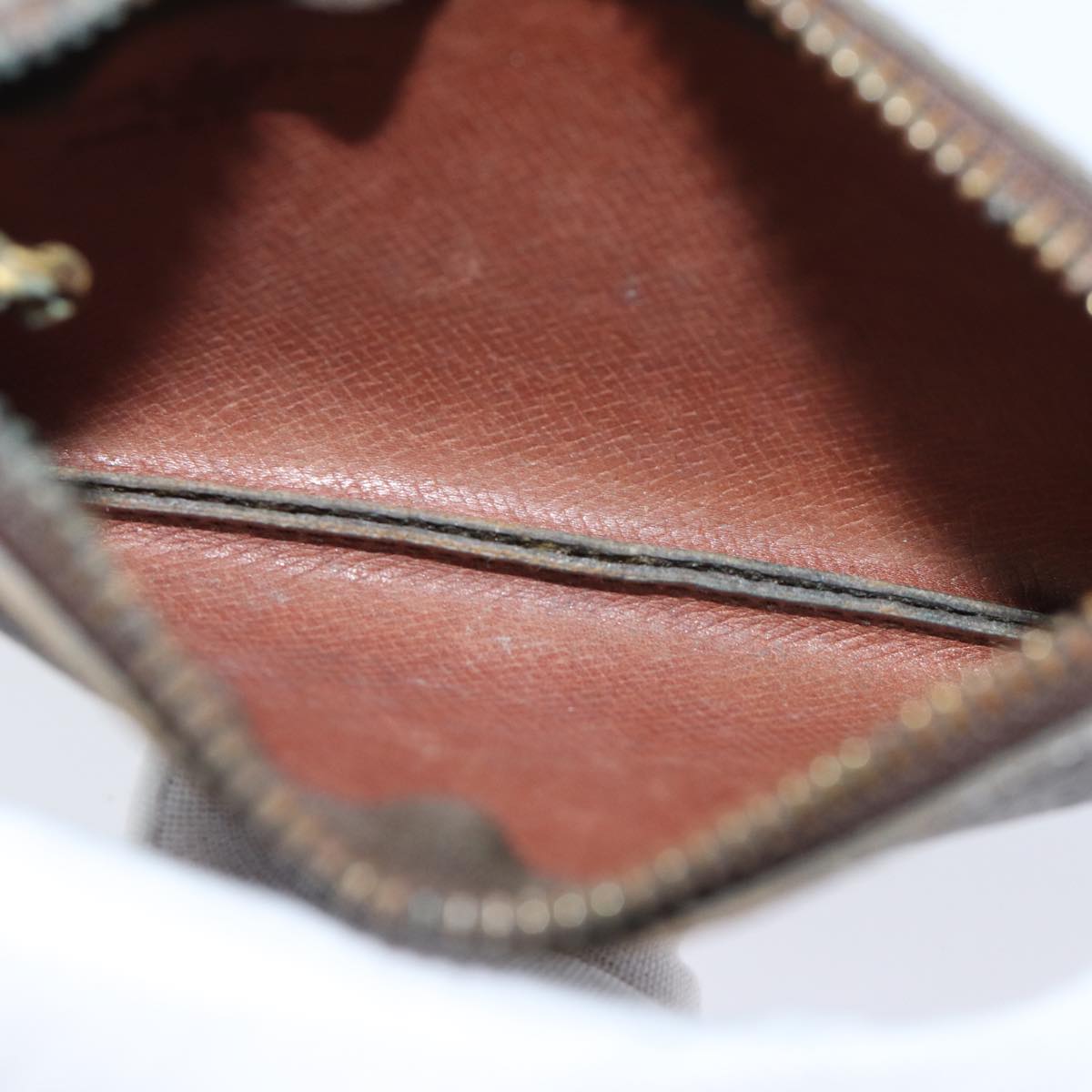 LOUIS VUITTON Monogram Pochette Cles Coin Purse M62650 LV Auth yk11566