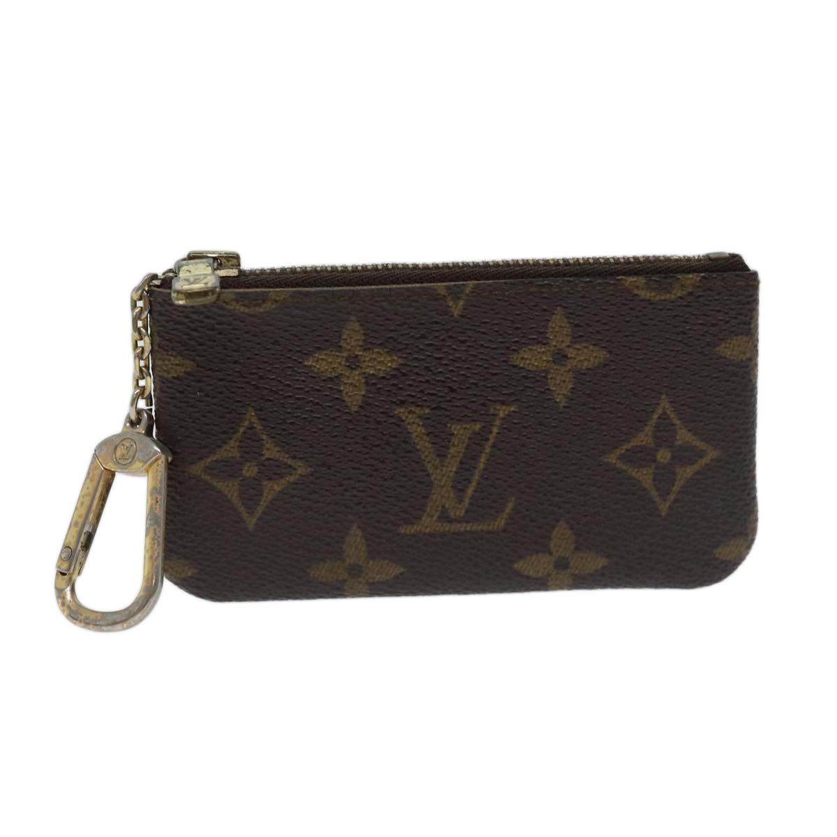 LOUIS VUITTON Monogram Pochette Cles Coin Purse M62650 LV Auth yk11566 - 0