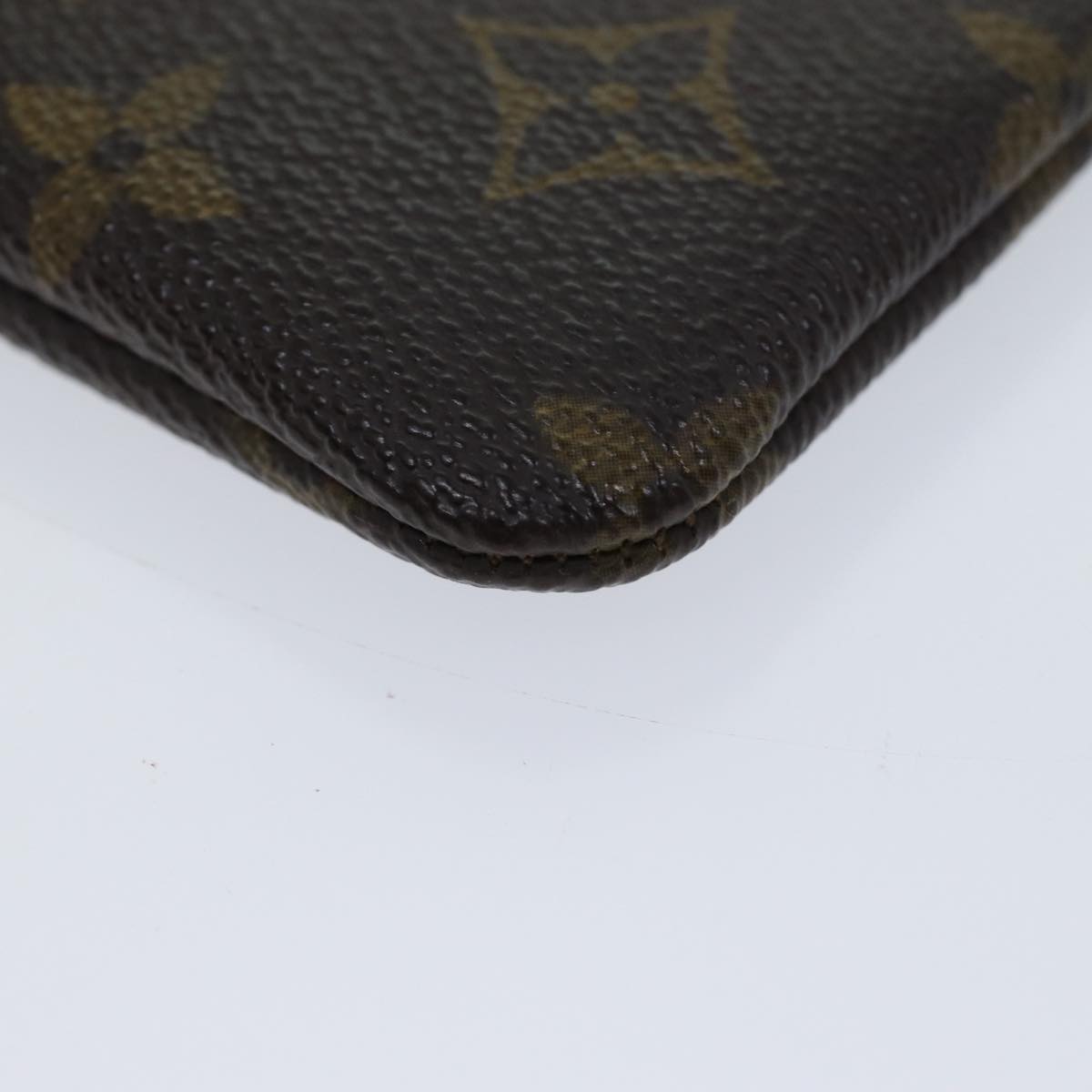 LOUIS VUITTON Monogram Pochette Cles Coin Purse M62650 LV Auth yk11566