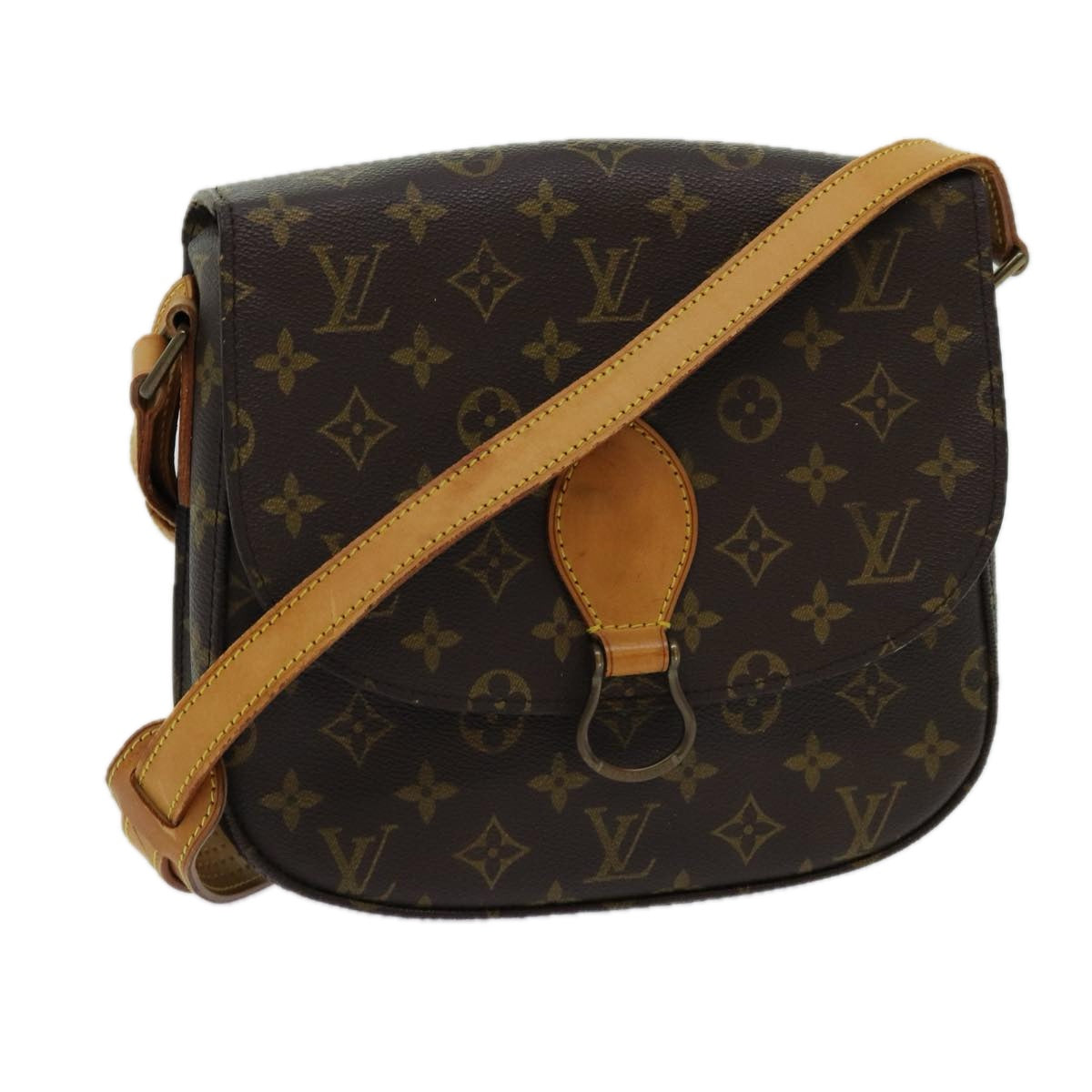 LOUIS VUITTON Monogram Saint Cloud GM Shoulder Bag M51242 LV Auth yk11571