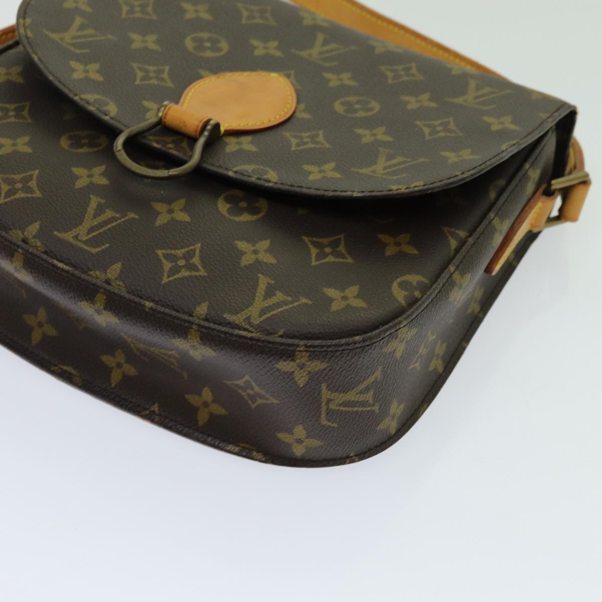 LOUIS VUITTON Monogram Saint Cloud GM Shoulder Bag M51242 LV Auth yk11571