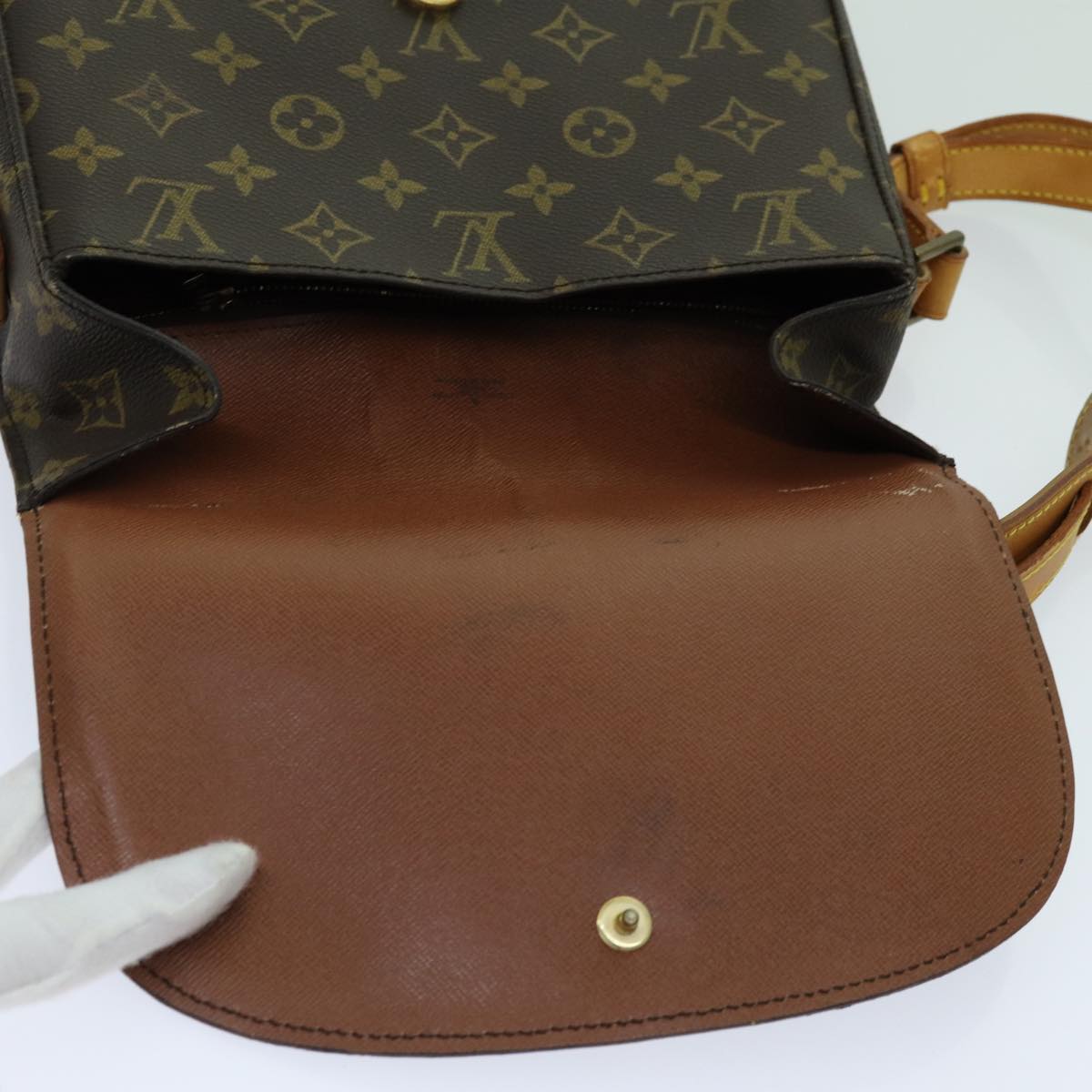 LOUIS VUITTON Monogram Saint Cloud GM Shoulder Bag M51242 LV Auth yk11571