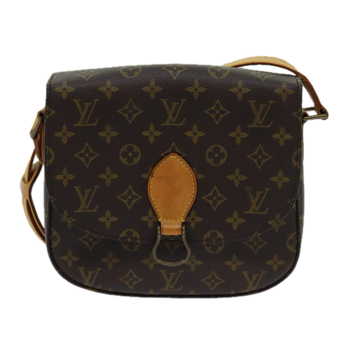 LOUIS VUITTON Monogram Saint Cloud GM Shoulder Bag M51242 LV Auth yk11571