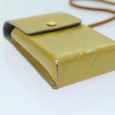 LOUIS VUITTON Monogram Vernis Green Cigarette Case Gris M91050 LV Auth yk11583-18