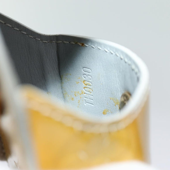 LOUIS VUITTON Monogram Vernis Green Cigarette Case Gris M91050 LV Auth yk11583