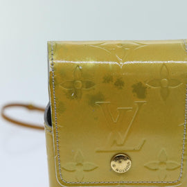 LOUIS VUITTON Monogram Vernis Green Cigarette Case Gris M91050 LV Auth yk11583 - 0