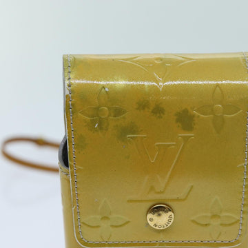 LOUIS VUITTON Monogram Vernis Green Cigarette Case Gris M91050 LV Auth yk11583 - 0