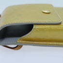 LOUIS VUITTON Monogram Vernis Green Cigarette Case Gris M91050 LV Auth yk11583-14