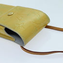 LOUIS VUITTON Monogram Vernis Green Cigarette Case Gris M91050 LV Auth yk11583-15