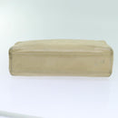 CHANEL Matelasse Chain Tote Bag Leather Beige CC Auth yk11588-7