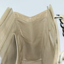 CHANEL Matelasse Chain Tote Bag Leather Beige CC Auth yk11588-24