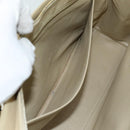 CHANEL Matelasse Chain Tote Bag Leather Beige CC Auth yk11588-25