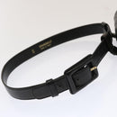 CHANEL Matelasse Turn Lock Waist bag Lamb Skin Black CC Auth yk11590-7