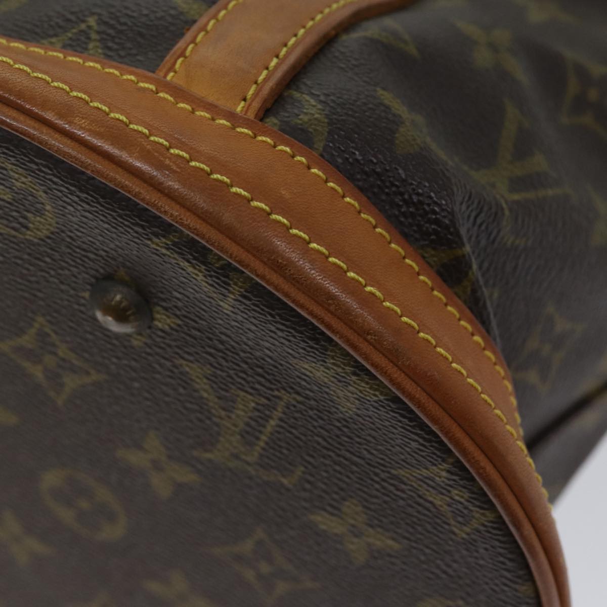 LOUIS VUITTON Monogram Bucket GM Shoulder Bag Vintage M42236 LV Auth yk11603