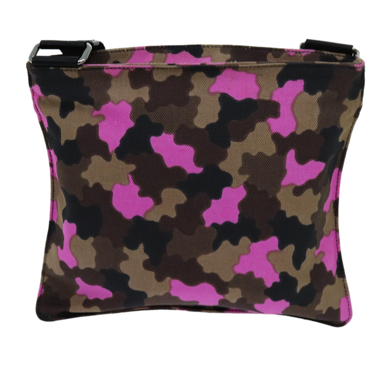 PRADA Camouflage Shoulder Bag Nylon Pink VA0886 Auth yk11624 - 0