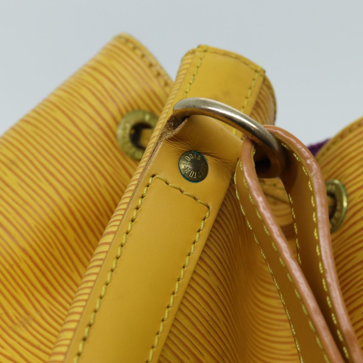 LOUIS VUITTON Epi Noe Shoulder Bag Tassili Yellow M44009 LV Auth yk11626