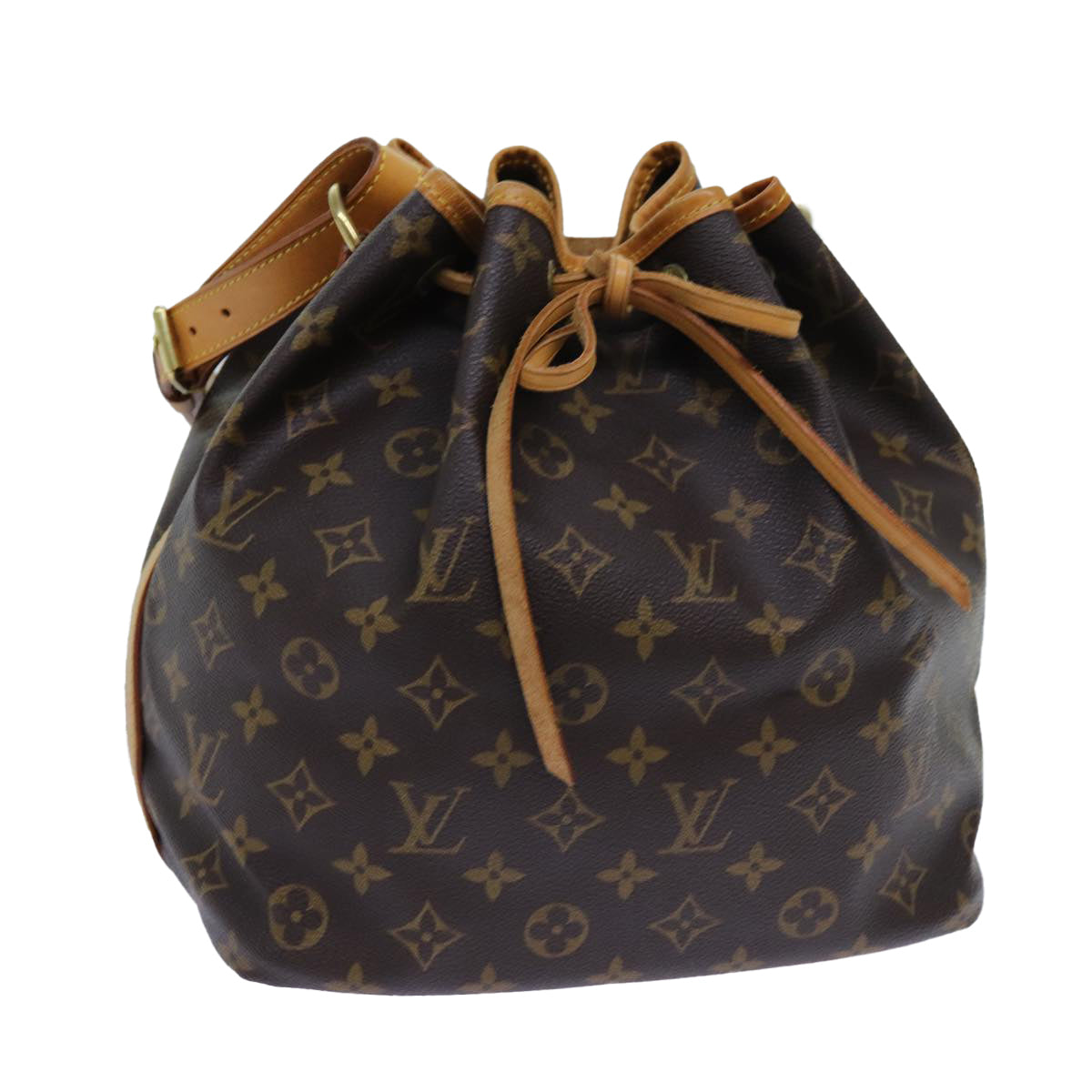 LOUIS VUITTON Monogram Petit Noe Shoulder Bag M42226 LV Auth yk11627