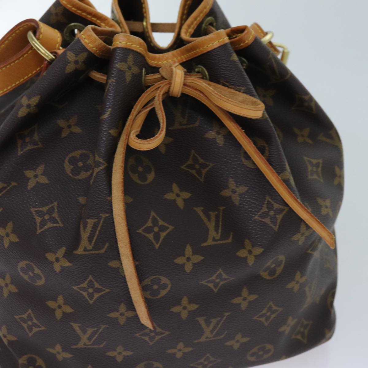 LOUIS VUITTON Monogram Petit Noe Shoulder Bag M42226 LV Auth yk11627