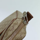CELINE Macadam Canvas Clutch Bag Beige Auth yk11631-8