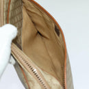 CELINE Macadam Canvas Clutch Bag Beige Auth yk11631-9