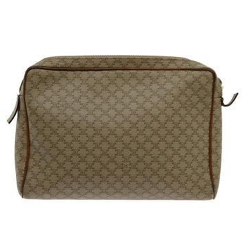 CELINE Macadam Canvas Clutch Bag Beige Auth yk11631 - 0