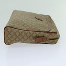 CELINE Macadam Canvas Clutch Bag Beige Auth yk11631-3
