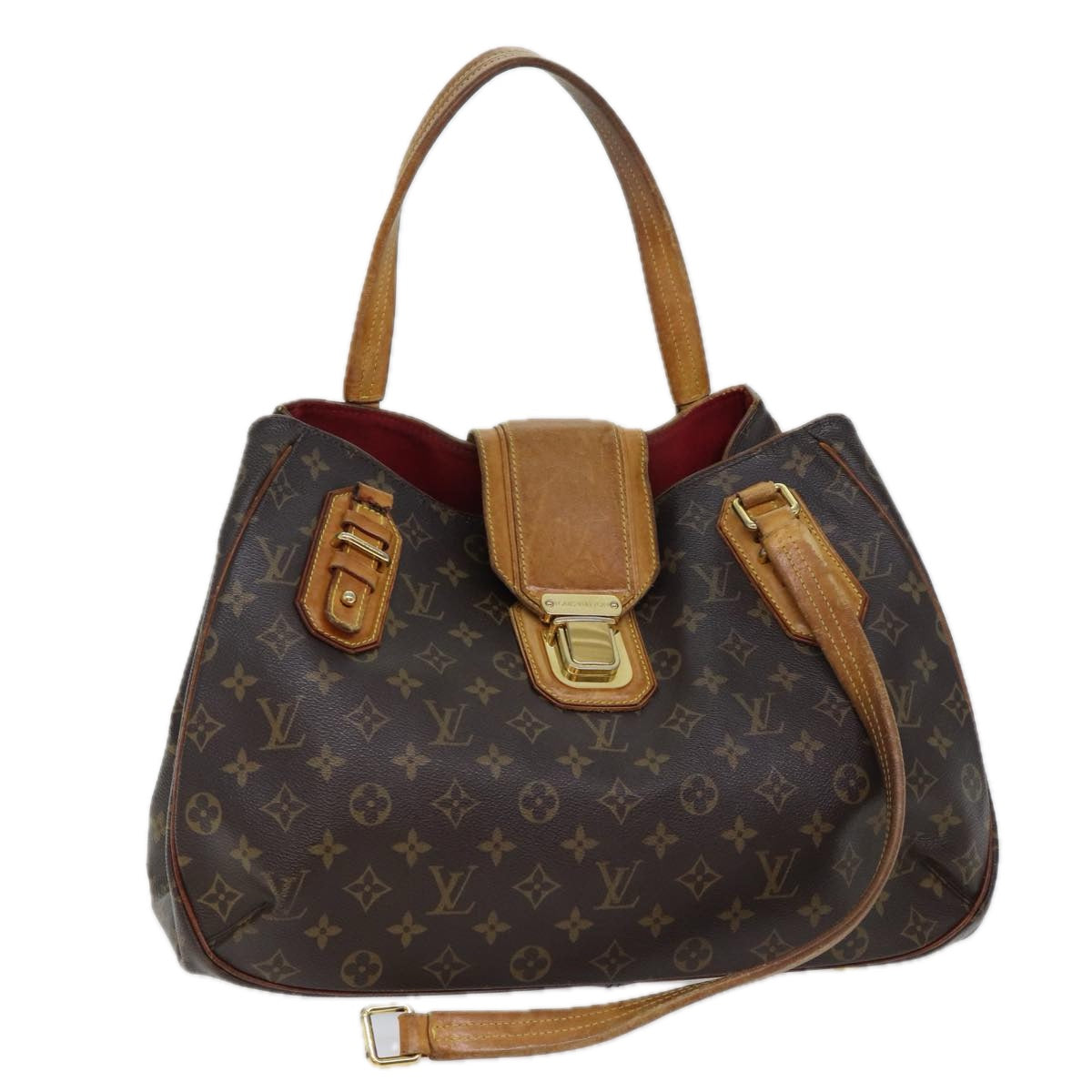 LOUIS VUITTON Monogram Greet Shoulder Bag M55210 LV Auth yk11645