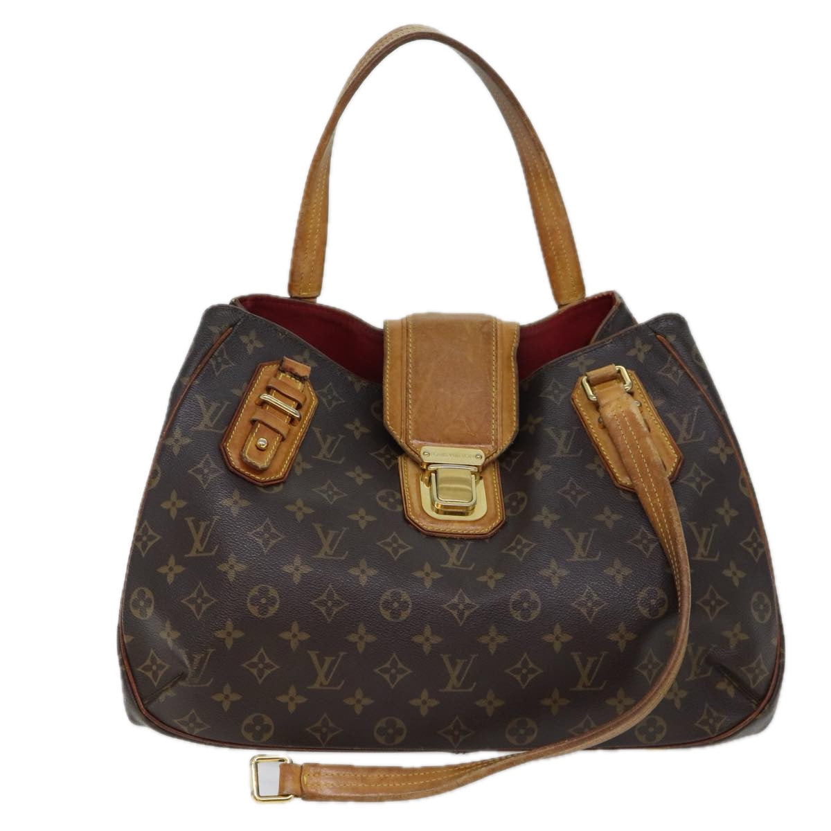 LOUIS VUITTON Monogram Greet Shoulder Bag M55210 LV Auth yk11645