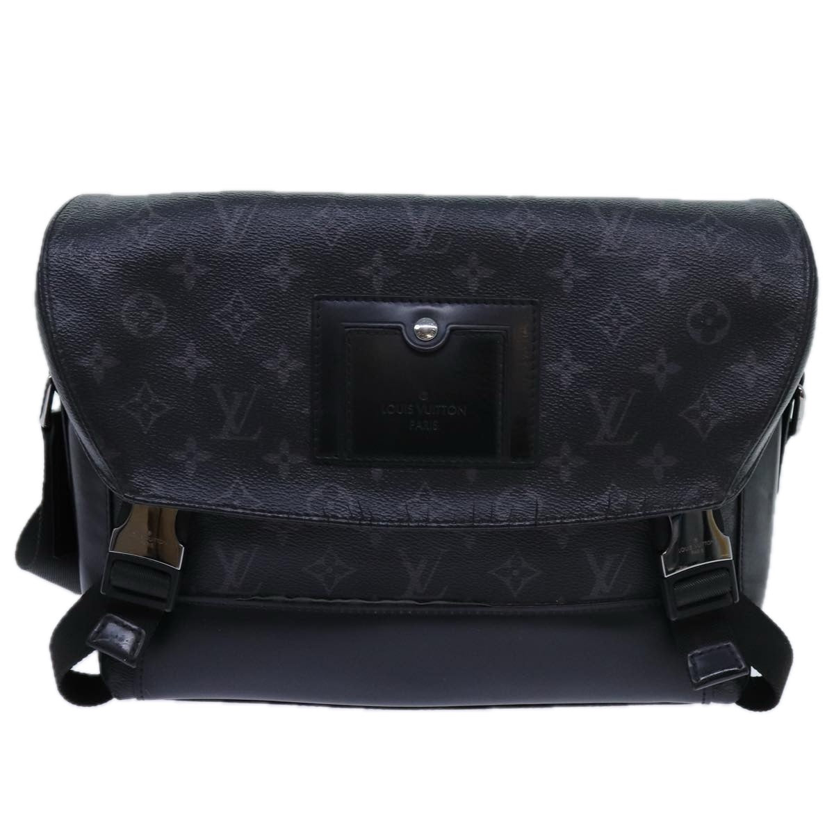 LOUIS VUITTON Monogram Eclipse Messenger Voyage PM Bag M40511 LV Auth yk11672