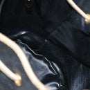 Christian Dior Shoulder Bag Leather Black Auth yk11682-17