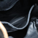 Christian Dior Shoulder Bag Leather Black Auth yk11682-12