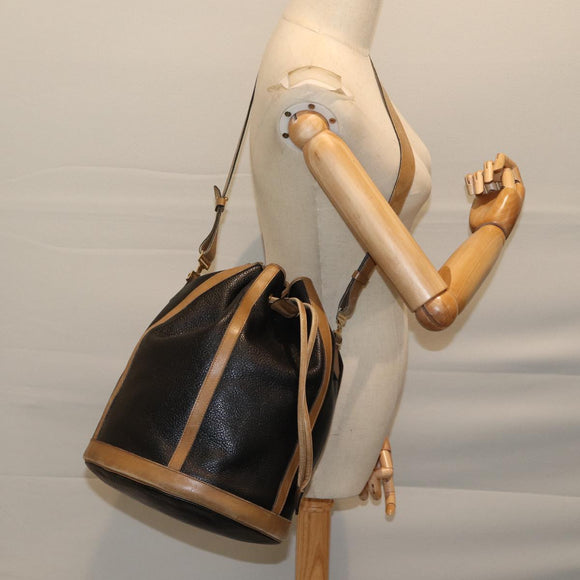 Christian Dior Schoudertas Leer Zwart Authentiek yk11682