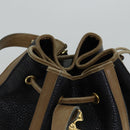 Christian Dior Shoulder Bag Leather Black Auth yk11682-6