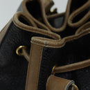 Christian Dior Shoulder Bag Leather Black Auth yk11682-7