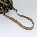 Christian Dior Shoulder Bag Leather Black Auth yk11682-8