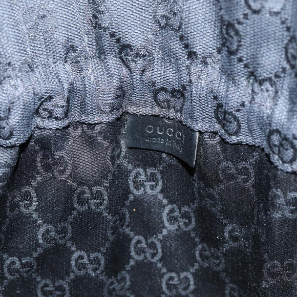 GUCCI GG Canvas Purse Pouch Black 014 1135 Auth yk11744