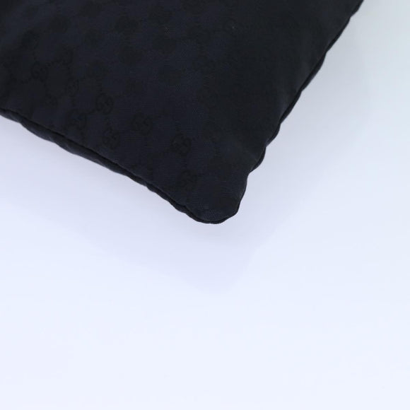 GUCCI GG Canvas Purse Pouch Black 014 1135 Auth yk11744