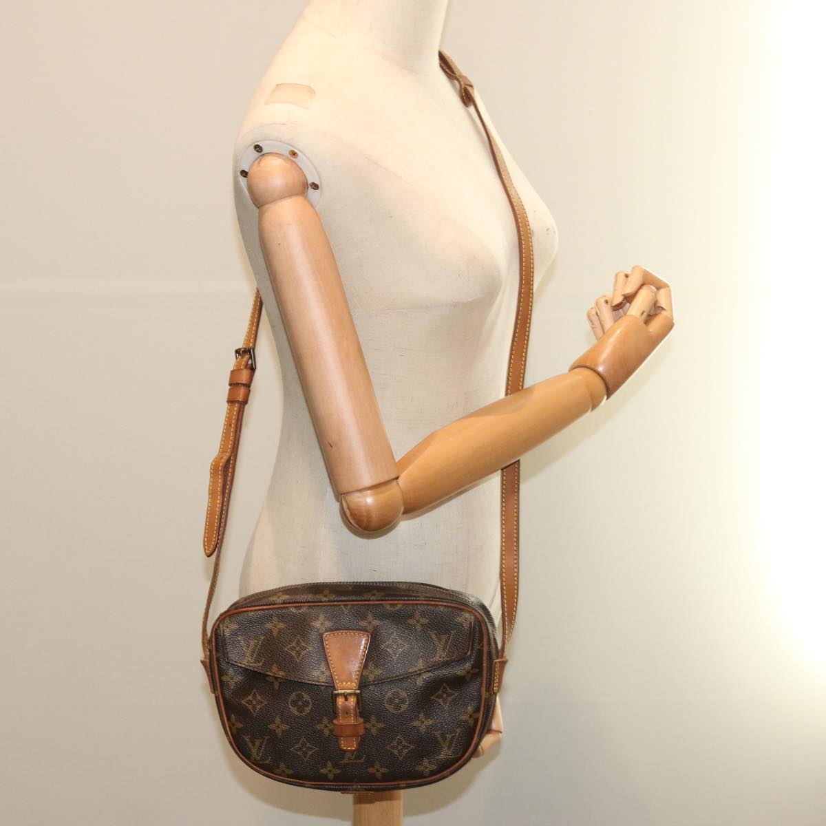 LOUIS VUITTON Monogram Jeune Fille PM Shoulder Bag M51227 LV Auth yk11748