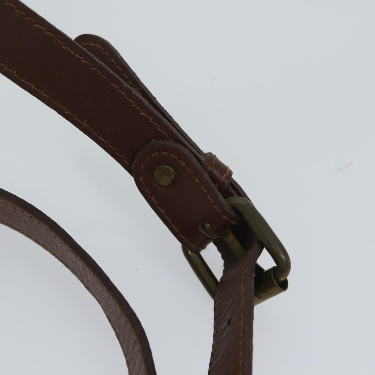 Burberrys Nova Check Shoulder Bag PVC Brown Auth yk11759