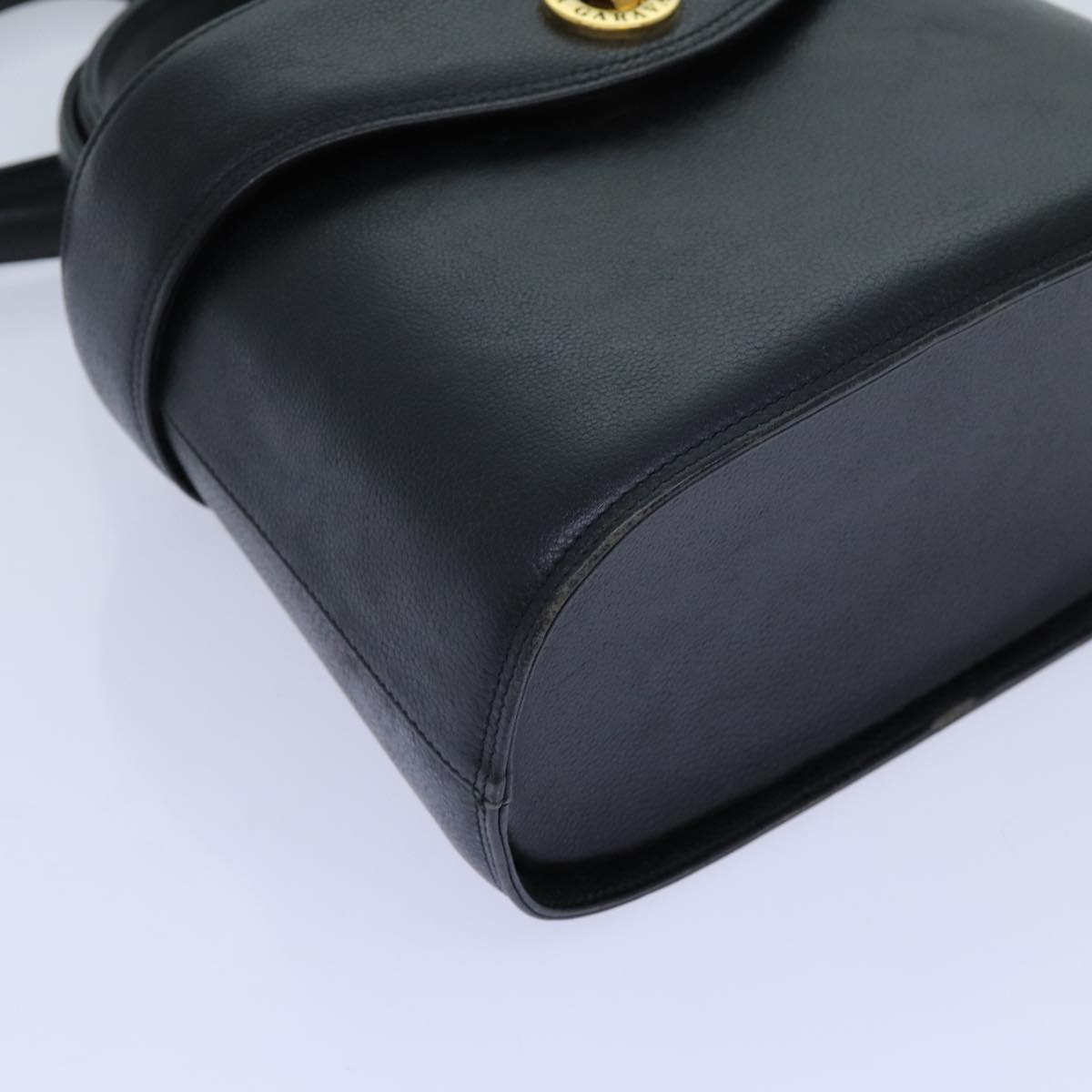 VALENTINO Hand Bag Leather 2way Black Auth yk11770