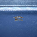 GUCCI GG Canvas Shoulder Bag Navy Black Auth yk11772-17