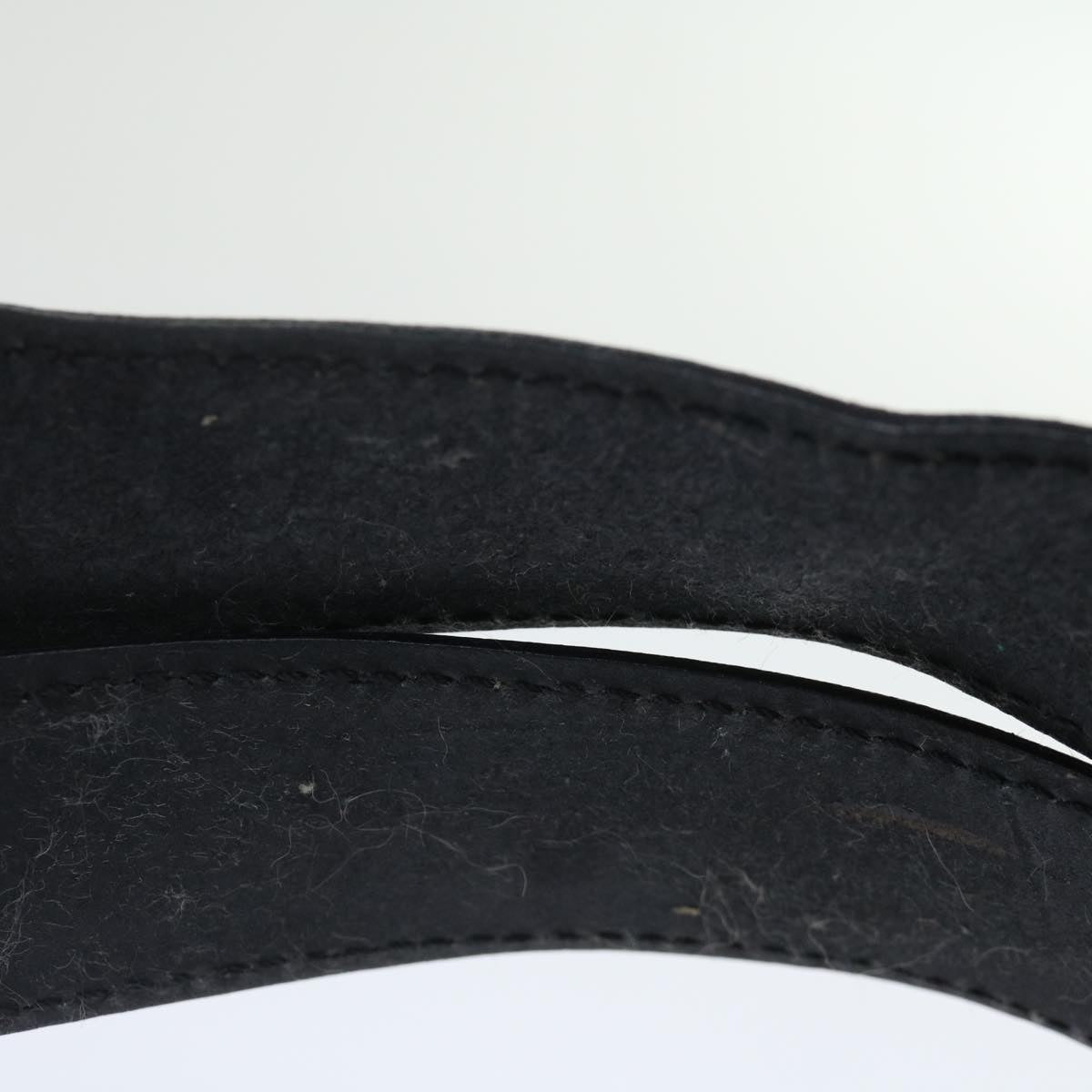 CELINE Macadam Canvas Shoulder Bag PVC Black Auth yk11787